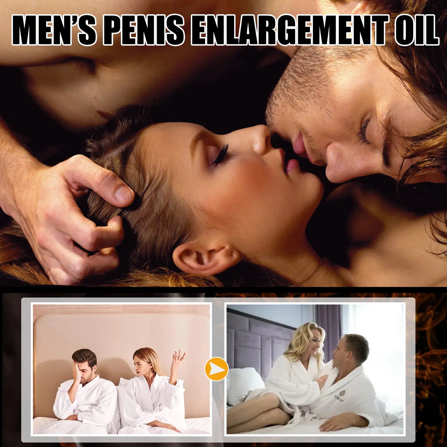 Penis Enlargement Massage Oil for Erection Enhancement